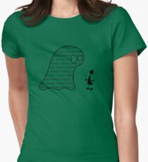 Thesis Monster (black) - two lof bees Women's Fitted T-Shirt