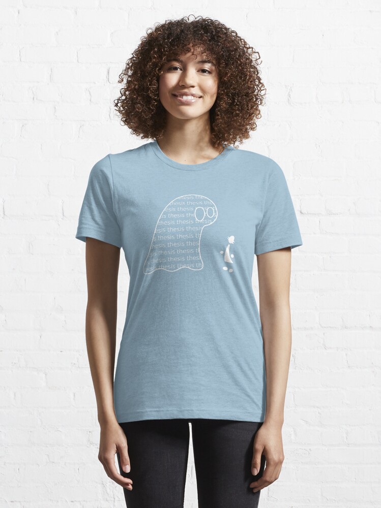 Thumbnail 6 of 7, Essential T-Shirt, Thesis Monster (white) - two lof bees designed and sold by Josh Bush.