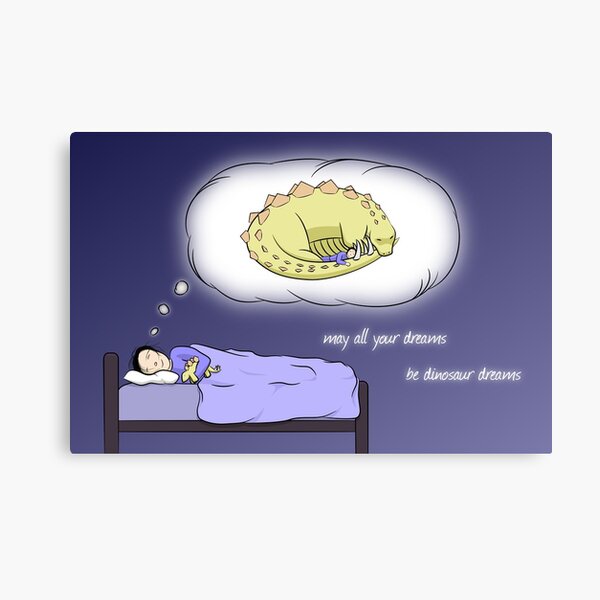 Dinosaur Dreams - two lof bees Canvas Print