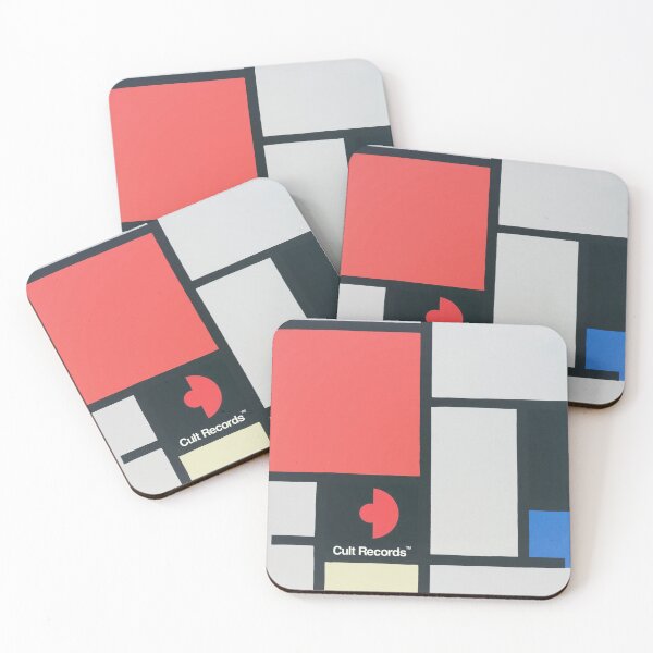 Item preview, Cult Records Mondrian Logo designed and sold by ICheckmateThee.