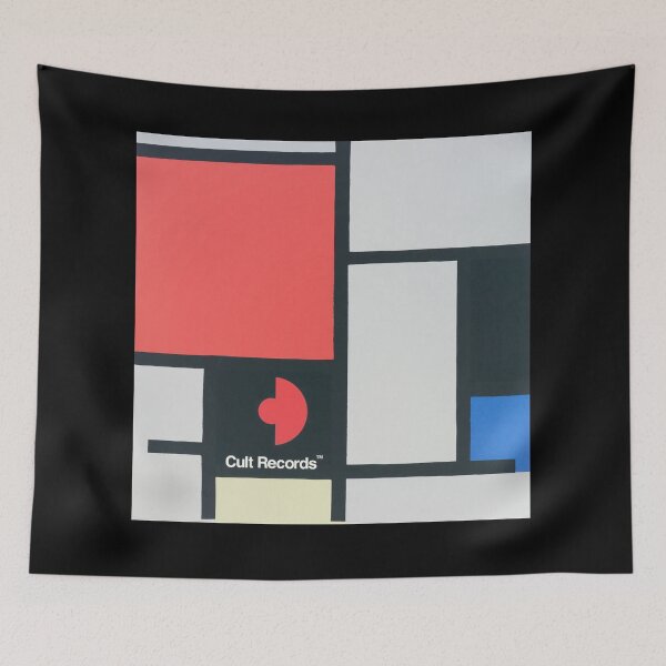 Item preview, Cult Records Mondrian Logo designed and sold by ICheckmateThee.