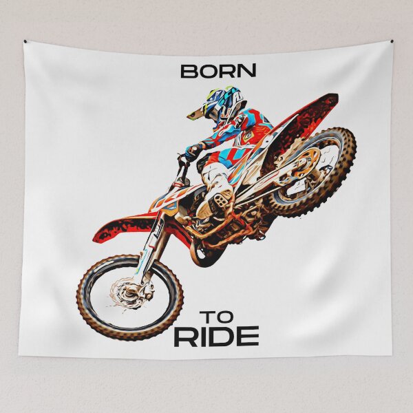 Item preview, Born to ride Motocross designed and sold by nicodrt.