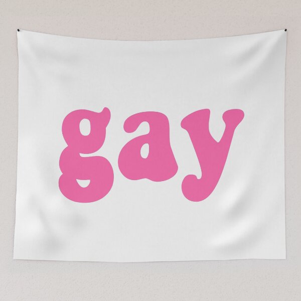 Item preview, gay (pink text bold) designed and sold by emcazalet.