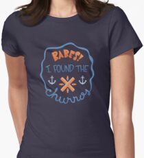 "Babes! I Found The Churros!" Women's Fitted T-Shirt