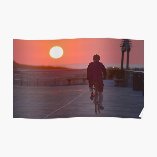 Boardwalk Bike Ride Poster