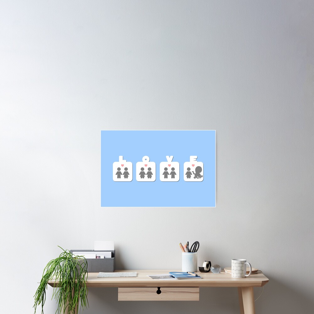 Tentacle Love - two lof bees Poster