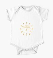 When golden time... Life Inspirational Quote One Piece - Short Sleeve