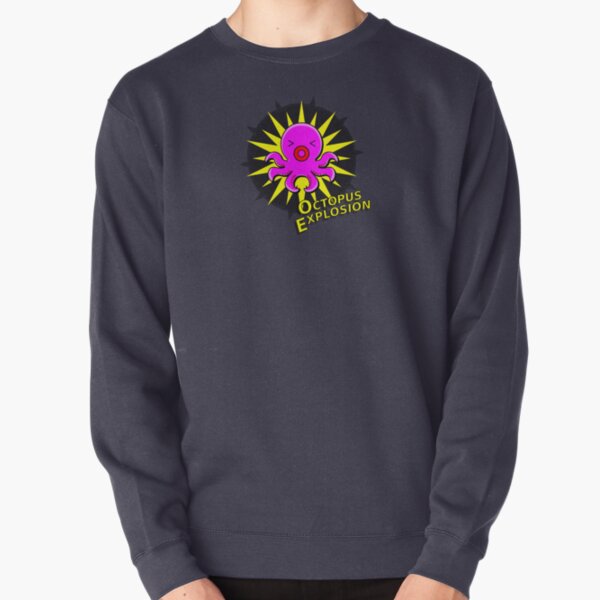 Octopus Explosion - two lof bees Pullover Sweatshirt