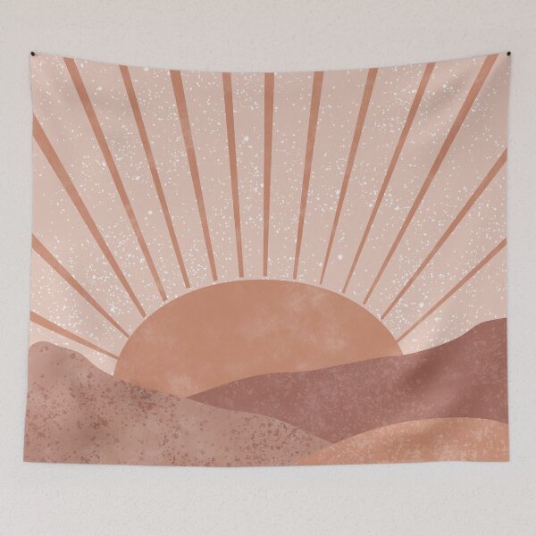 Item preview, Groovy Abstract Boho Sunrise designed and sold by Freshfroot.
