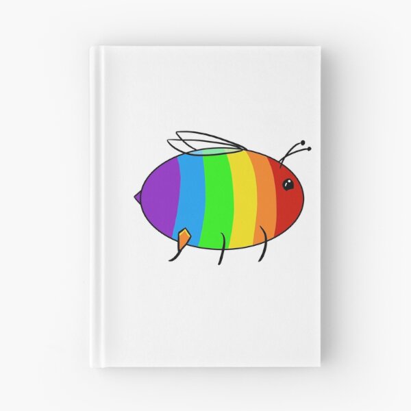Item preview, Rainbow Pride Bee designed and sold by LunarDoodles.