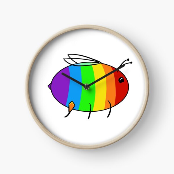 Item preview, Rainbow Pride Bee designed and sold by LunarDoodles.