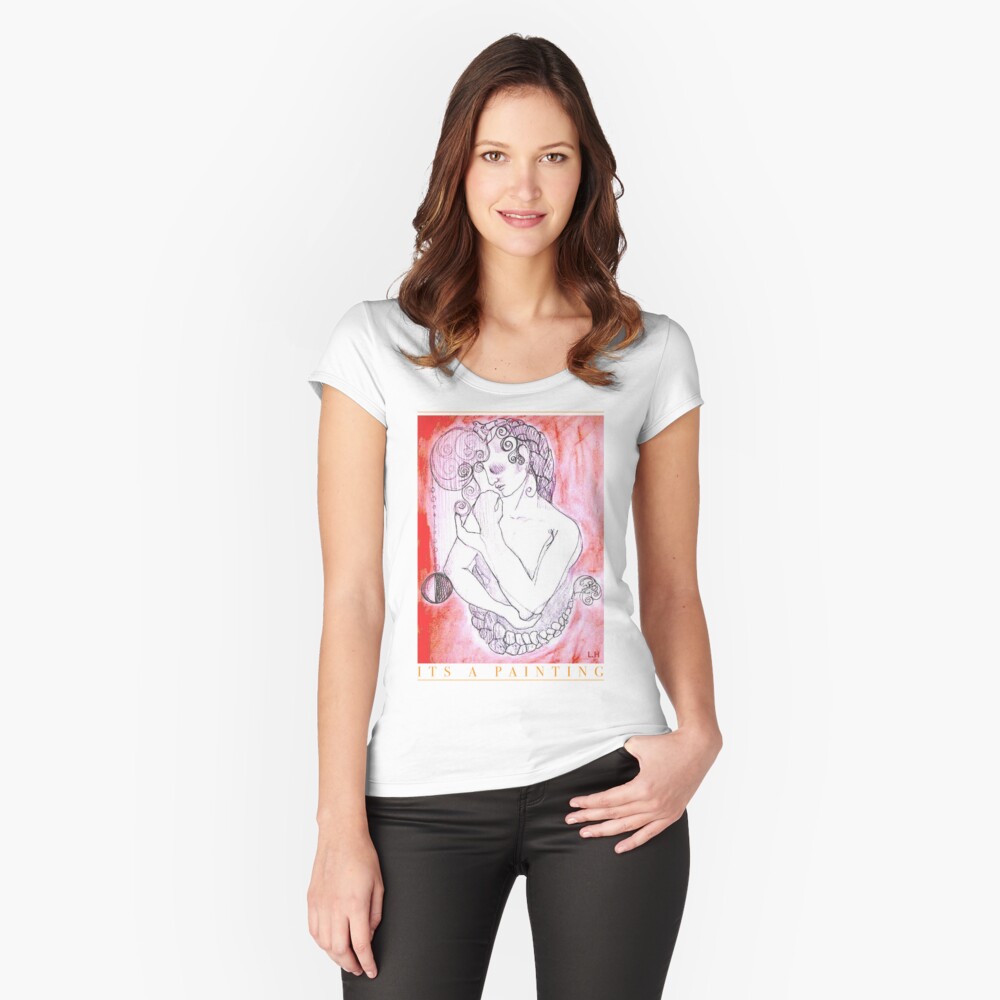 Item preview, Fitted Scoop T-Shirt designed and sold by tripingLH.