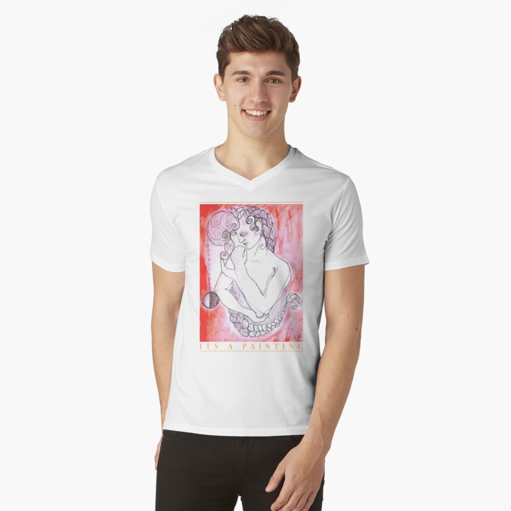 Item preview, V-Neck T-Shirt designed and sold by tripingLH.