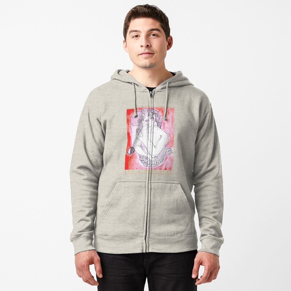 Item preview, Zipped Hoodie designed and sold by tripingLH.