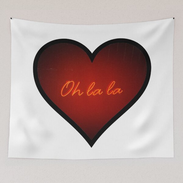 Item preview, Oh La La Neon Sign Heart designed and sold by BuzzySpaceBee.