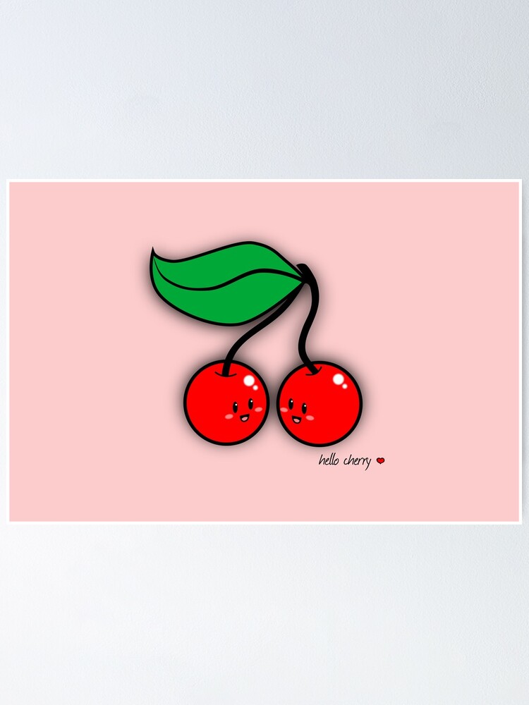 Alternate view of Hello Cherry - two lof bees Poster