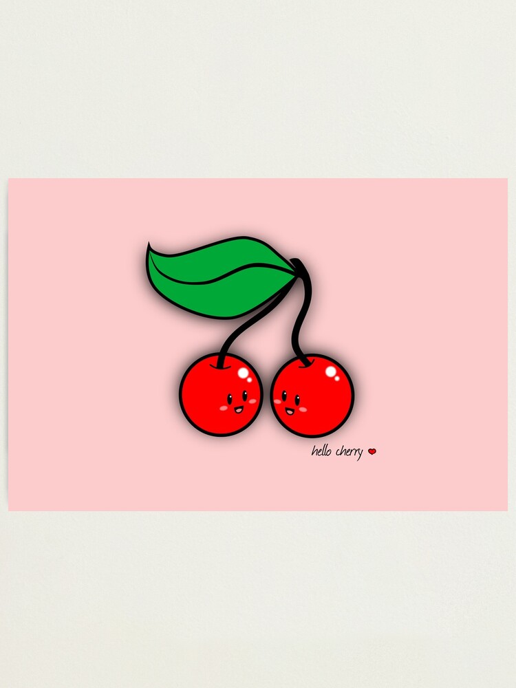Alternate view of Hello Cherry - two lof bees Photographic Print