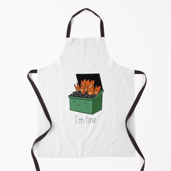 Item preview, Cute Trash Fire: I'm Fine designed and sold by Zoe Perdita.
