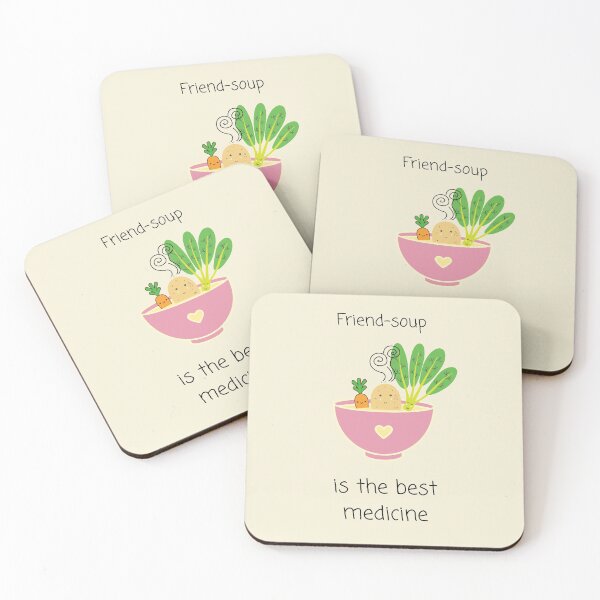 Item preview, "Friend Soup" Kawaii Best Friends designed and sold by KawaiiForAll.