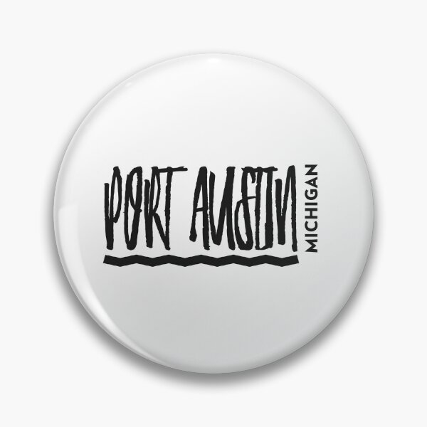 Item preview, Port Austin Michigan Artsy Black Design designed and sold by Eleven-K.
