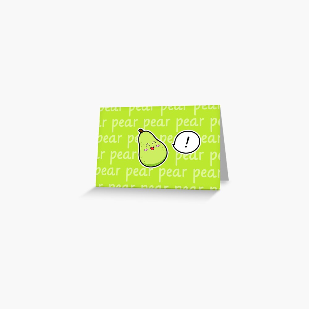 Happy Pear - two lof bees Greeting Card