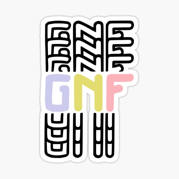 GeorgeNotFound GNF Logo Sticker