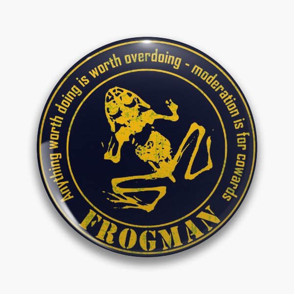 Item preview, Frogman diver (Distressed) designed and sold by StrongVlad.