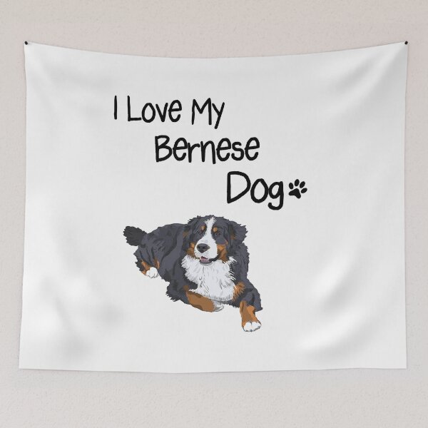 Item preview, i love my bernese dog ,Bernese mountain dog designed and sold by YOUR SHOP.