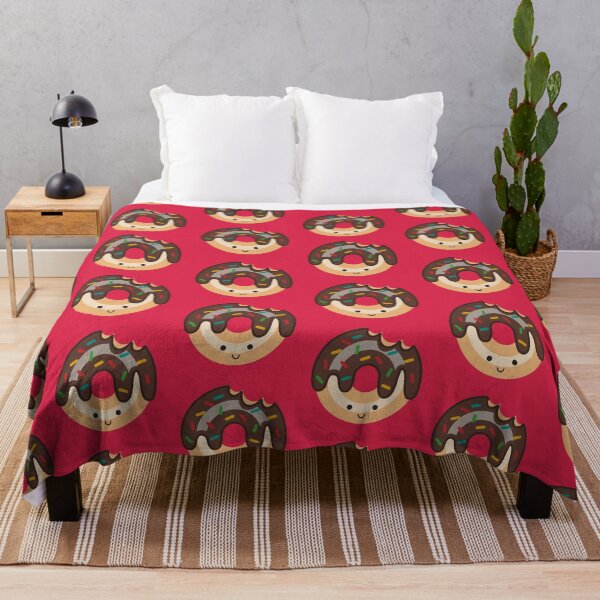 Item preview, Colorful Kawaii Chocolate Glazed Donut Pattern designed and sold by Zooone.