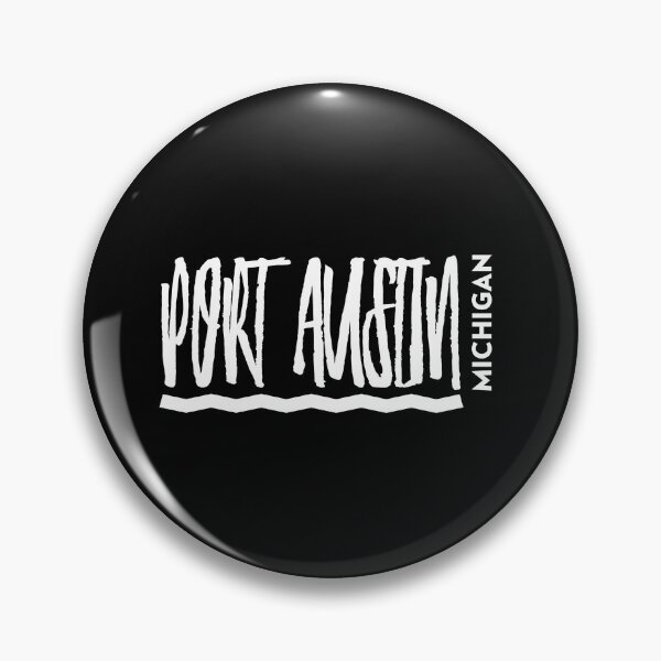 Item preview, Port Austin Michigan Artsy White Design designed and sold by Eleven-K.