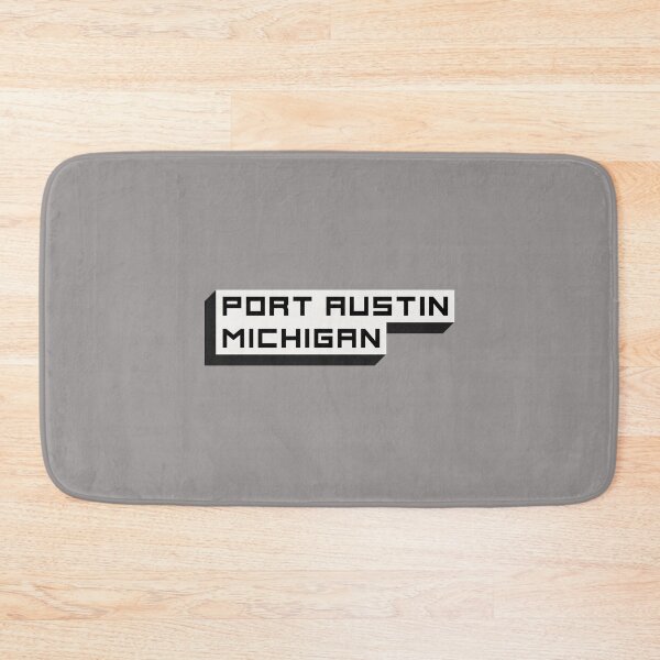 Item preview, Port Austin Michigan Shadow Block Design designed and sold by Eleven-K.