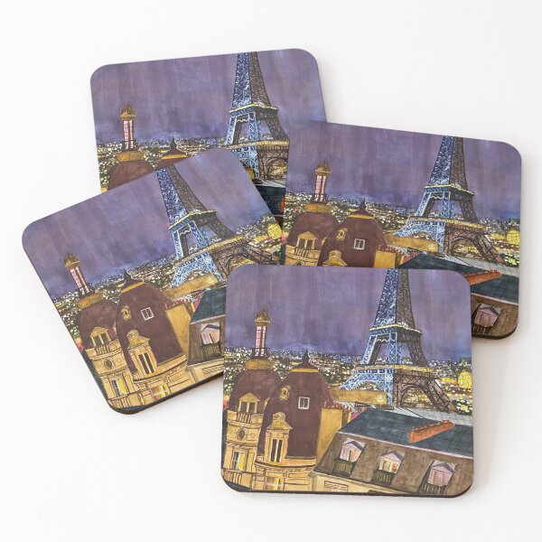 Item preview, La dame de fer paris in the night time  designed and sold by cinnamon and snow .