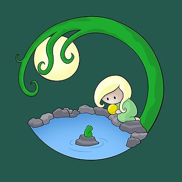 Artwork thumbnail, Girl At The Pond by Cheeseness