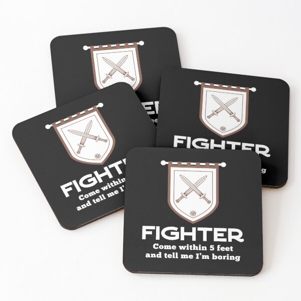 Item preview, Fighter Class Come Within 5 Feet designed and sold by KrisSidDesigns.