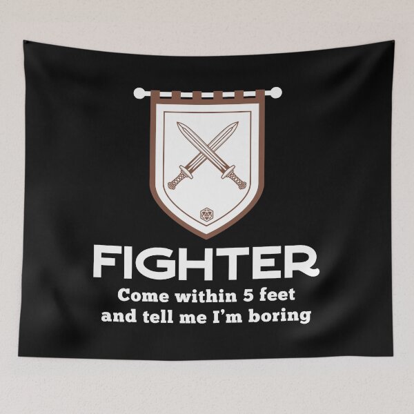 Item preview, Fighter Class Come Within 5 Feet designed and sold by KrisSidDesigns.