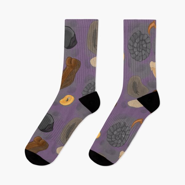 Item preview, Fossil Pattern in Purple  designed and sold by Emma Martinez.