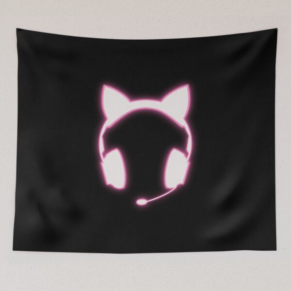 Item preview, Neon Pink Headset With Cat Ears designed and sold by Celiina.