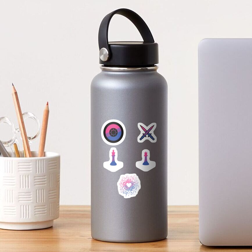 Bi Pride sticker pack Sticker