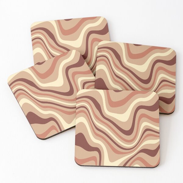 Item preview, Liquid Swirl Abstract Pattern Brown Tan designed and sold by GlowinUp Shop.