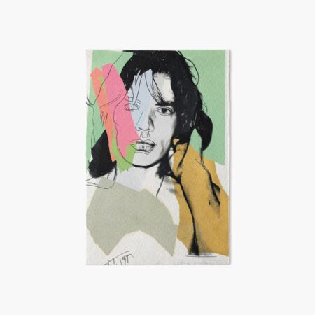 Andy Warhol Mick Jagger Art Board Print