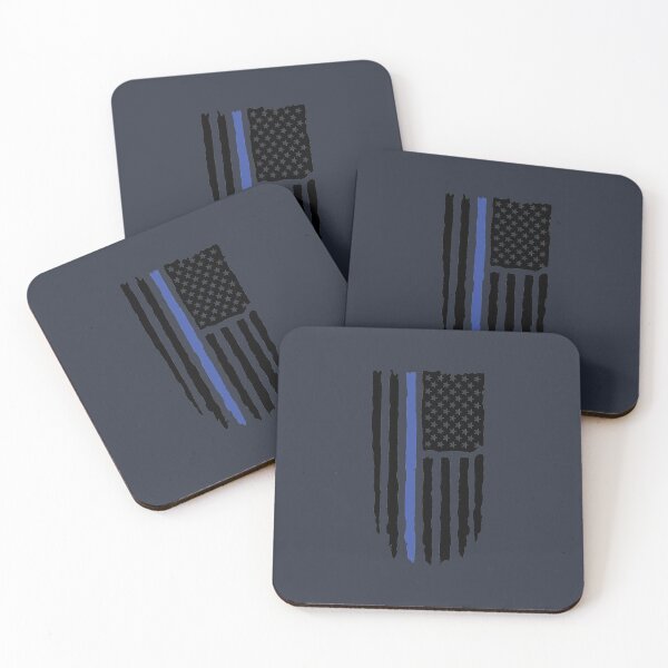 Item preview, Thin Blue Line American Flag designed and sold by AJ  Liber.