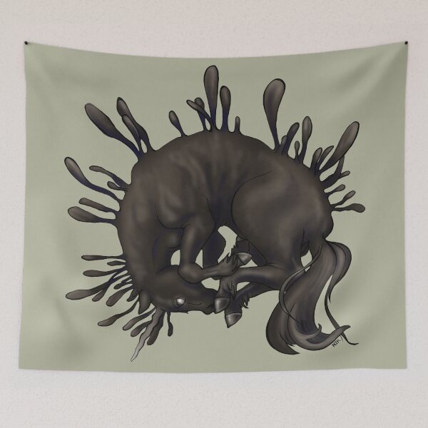 Item preview, Unicorn Being Taken Over By Earth Tongues designed and sold by RJKpoyp.