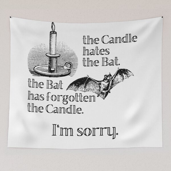 Item preview, The Bat and The Candle designed and sold by dovelyemil.
