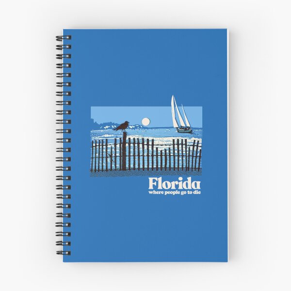 Item preview, Florida -Where People Go TO Die / Nihilist Vintage Look Design  designed and sold by AestheticNow.