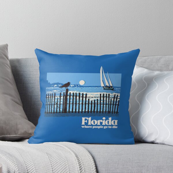 Item preview, Florida -Where People Go TO Die / Nihilist Vintage Look Design  designed and sold by AestheticNow.