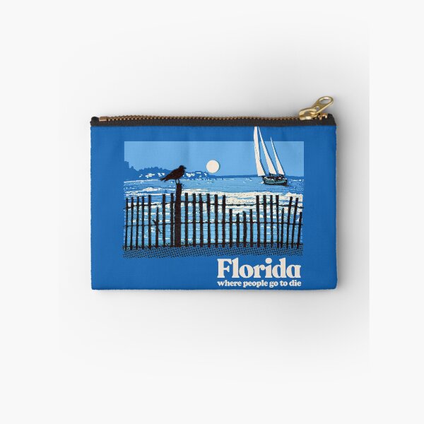 Item preview, Florida -Where People Go TO Die / Nihilist Vintage Look Design  designed and sold by AestheticNow.