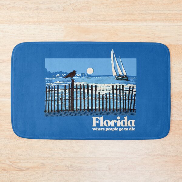 Item preview, Florida -Where People Go TO Die / Nihilist Vintage Look Design  designed and sold by AestheticNow.