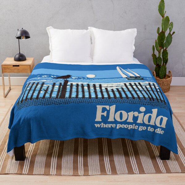 Item preview, Florida -Where People Go TO Die / Nihilist Vintage Look Design  designed and sold by AestheticNow.