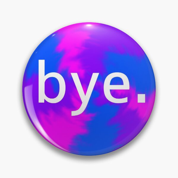 Item preview, bisexual bye sticker designed and sold by RezFrosting.