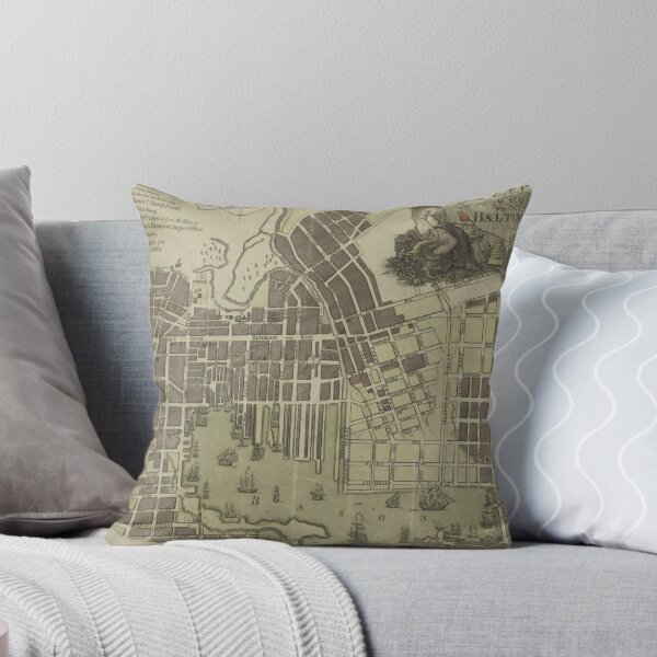 Item preview, Vintage Map of Baltimore Maryland (1805) designed and sold by BravuraMedia.